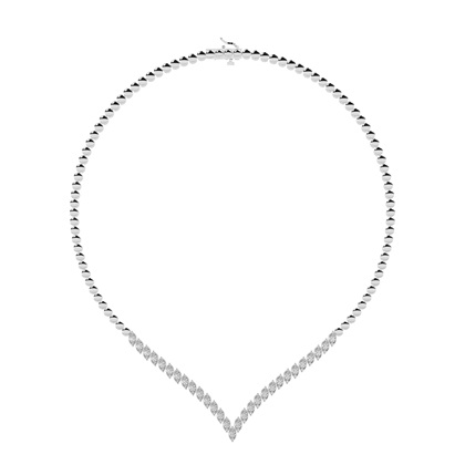 Silber Diamant Anhänger Halsketten