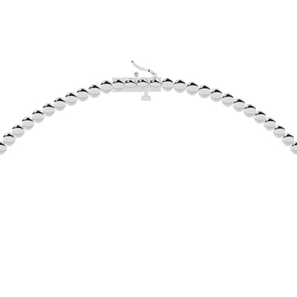 2 Prong Setting Round Diamond Marquise Shape Necklace