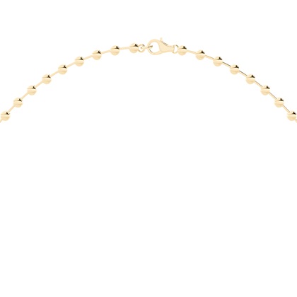 2 Prong Setting Round Diamond Necklace