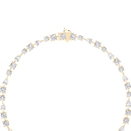 Yellow Gold Tennis Pendants