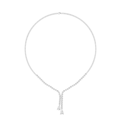 Round Cut Diamond Pendant Necklaces