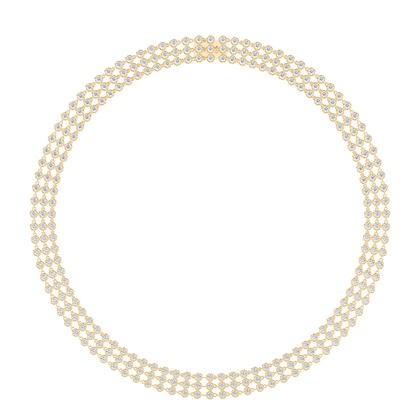 Gelbgold Diamant Anhänger Halsketten