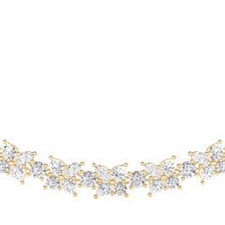 4 Prong Setting Tennis Necklace