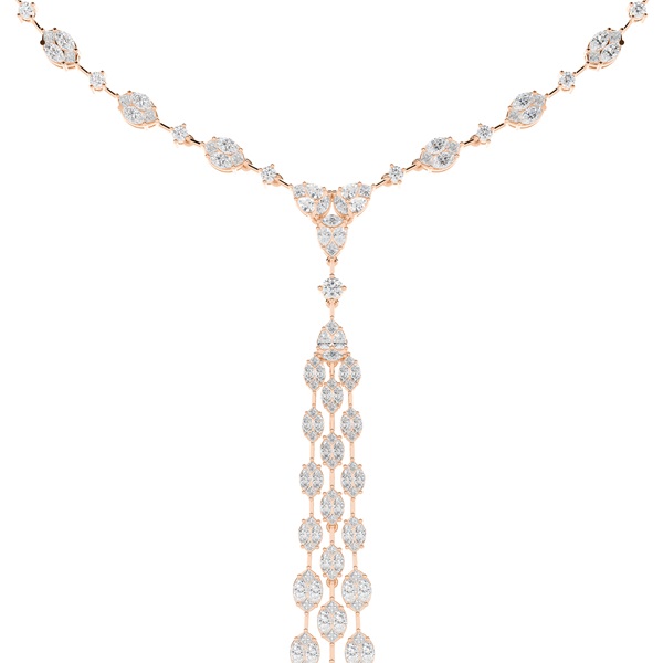 Prong Setting Tennis Necklace