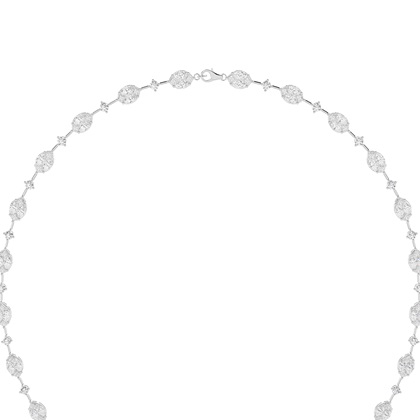 Prong Setting Tennis Necklace