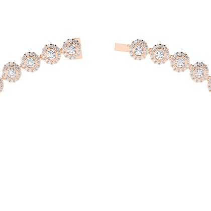 Rose Gold Tennis Pendants