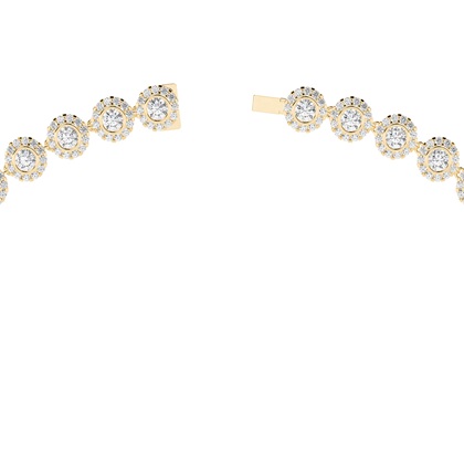 Yellow Gold Tennis Pendants