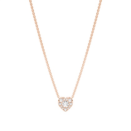 Rose Gold Chain Diamond Pendants