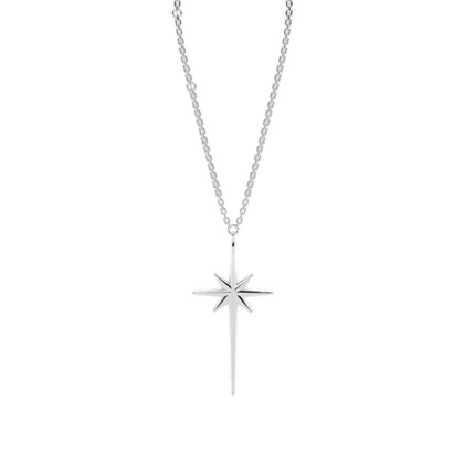 Diamantkreuzkette mit Mikrozinkenfassung