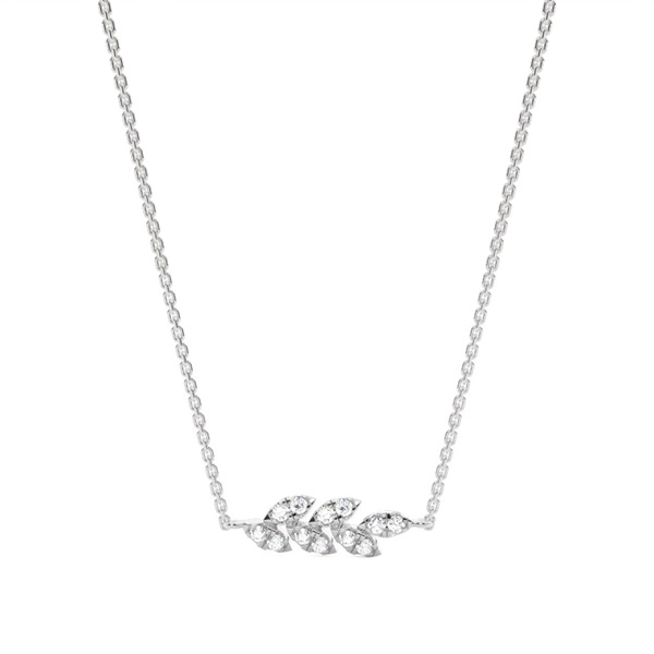 Micro Prong Setting Diamond Designer Necklace