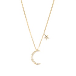 Micro Prong Setting Diamond Delicate Necklace