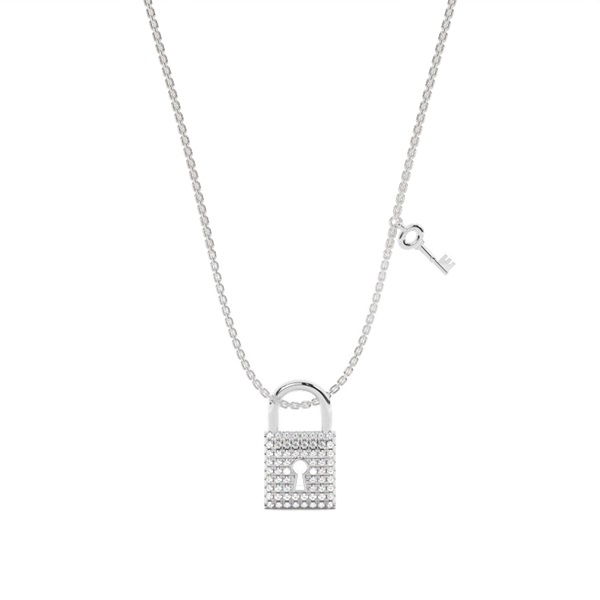 Micro Prong Setting Diamond Delicate Necklace