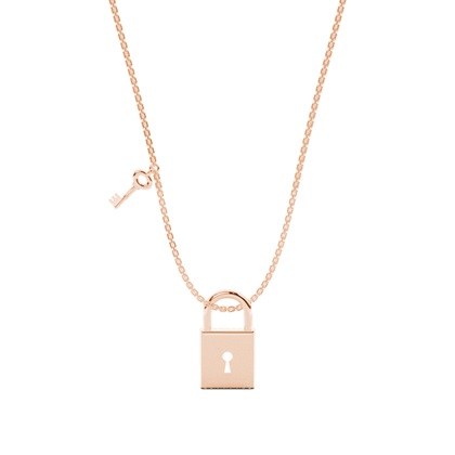 zarte Halskette mit Diamanteinstellung