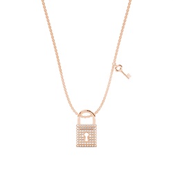 zarte Halskette mit Diamanteinstellung