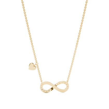 Plate Prong Setting Diamond Delicate Necklace