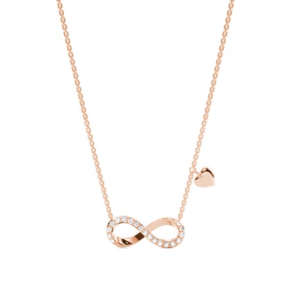 Rose Gold Chain Diamond Pendants