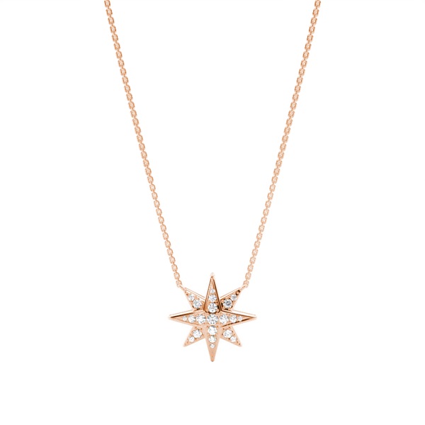 Micro Prong Setting Diamond Delicate Necklace