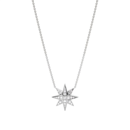 Micro Prong Setting Diamond Delicate Necklace