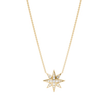 Micro Prong Setting Diamond Delicate Necklace