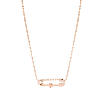 Plattenzinkeneinstellung Diamant zarte Halskette