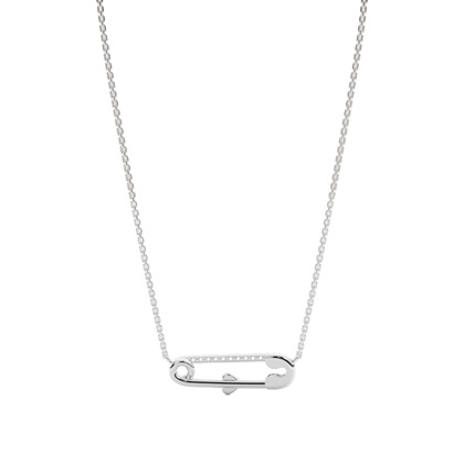 Plattenzinkeneinstellung Diamant zarte Halskette