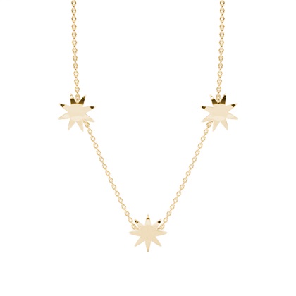 Runde Diamant-Cluster-Halskette mit Mikrozinkeneinstellung