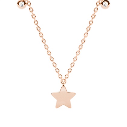 Rose Gold Chain Pendants