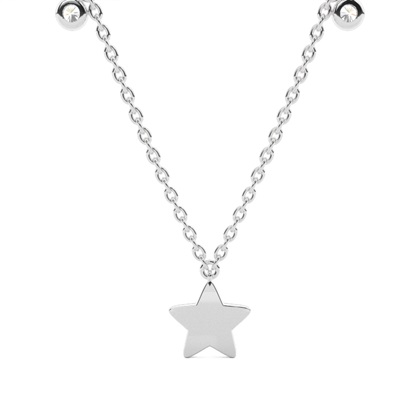 Plate Prong Setting Round Diamond Designer Necklace