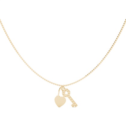 Geteilte Zinkeneinstellung Runde Diamant Zarte Halskette