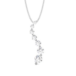 Prong Setting Diamond Designer Necklace