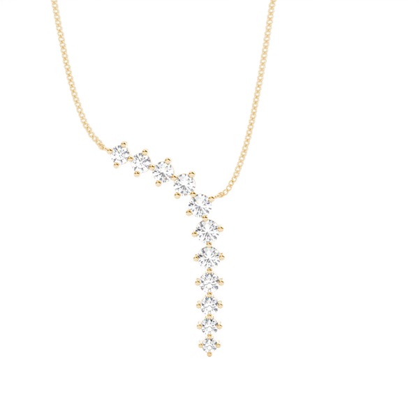 Prong Setting Diamond Designer Necklace