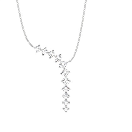Prong Setting Diamond Designer Necklace