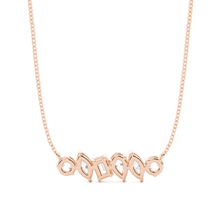 CLAW Pinong Einstellung Diamant Designer Halskette