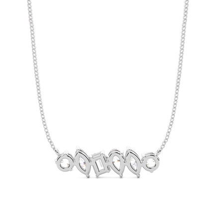 CLAW Pinong Einstellung Diamant Designer Halskette