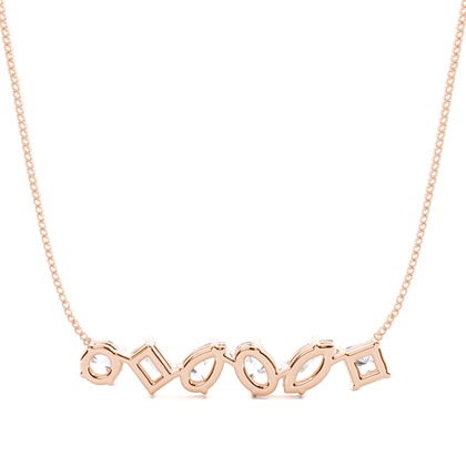 Claw Pinong Einstellung Diamant Designer Halskette