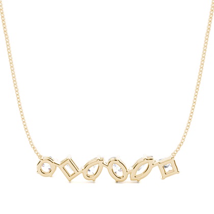 Claw Pinong Einstellung Diamant Designer Halskette