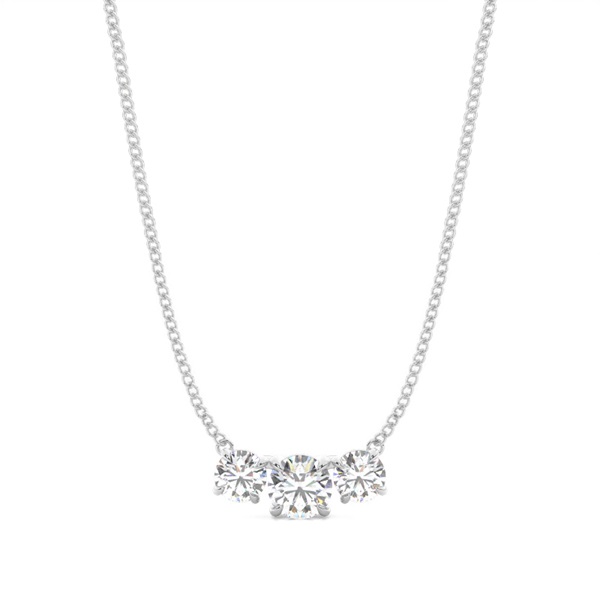 Claw Prong Setting Diamond Designer Necklace