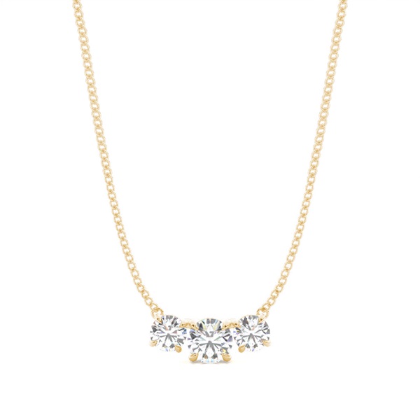 Claw Prong Setting Diamond Designer Necklace