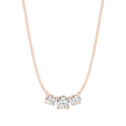 Rose Gold Diamond Pendants & Necklaces