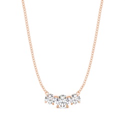 Claw Prong Setting Diamond Designer Necklace