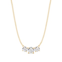 Claw Prong Setting Diamond Designer Necklace