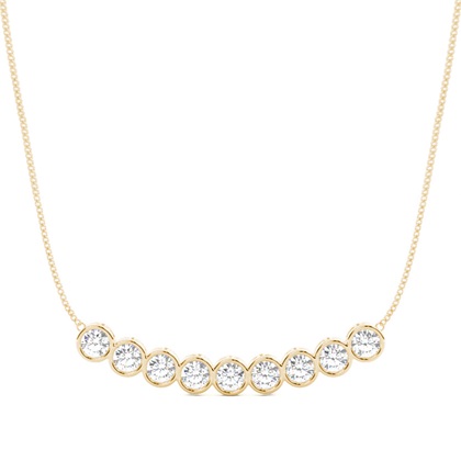 Yellow Gold Designer Diamond Pendants
