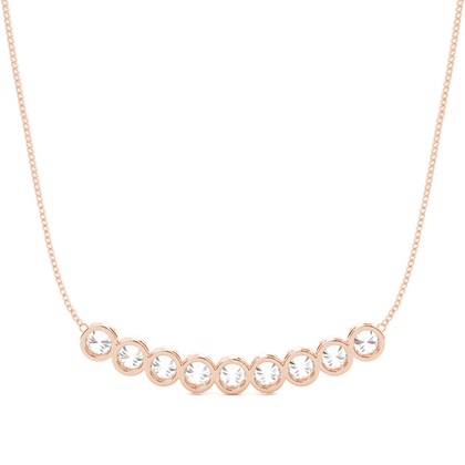 Vollständige Lünette die Diamant Designer Halskette einstellen