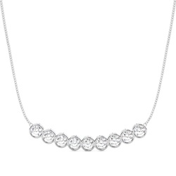 Vollständige Lünette die Diamant Designer Halskette einstellen