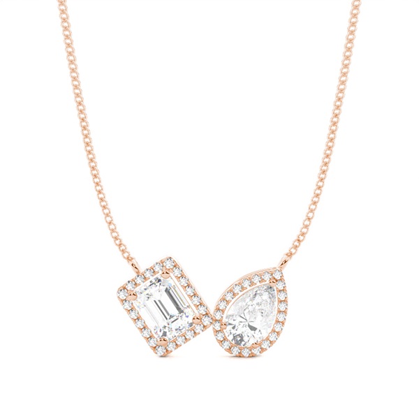 Prong Setting Diamond Designer Necklace