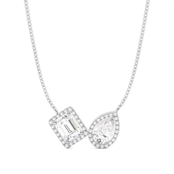 Prong Setting Diamond Designer Necklace