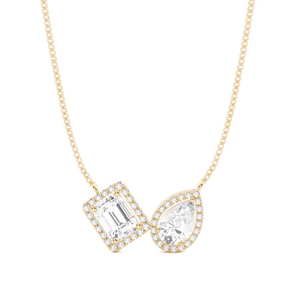 Prong Setting Diamond Designer Necklace