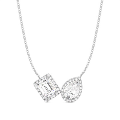 Prong Setting Diamond Designer Necklace