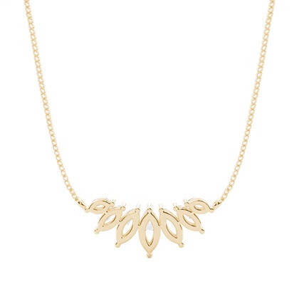 Prong Einstellung Diamond Designer Halskette