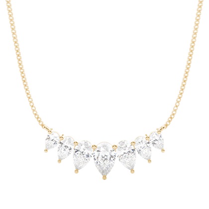 Yellow Gold Designer Diamond Pendants